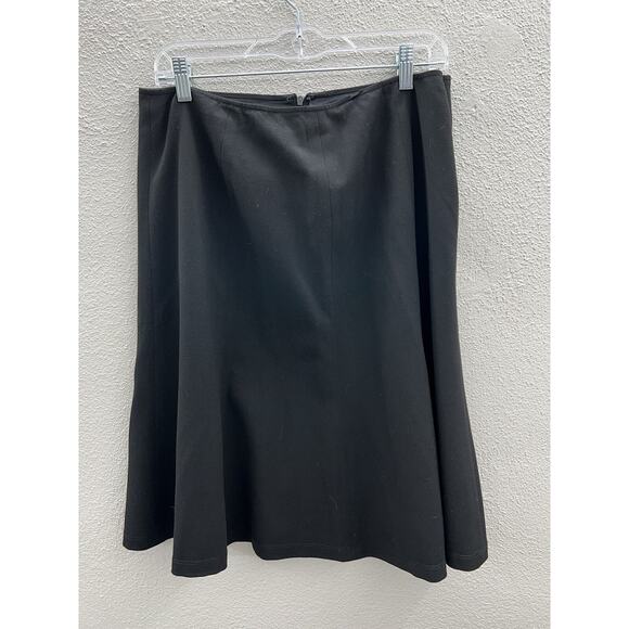 Womens Rafaella Black Minimalist Skirt Size 12 Petite with alterations - Picture 1 of 10
